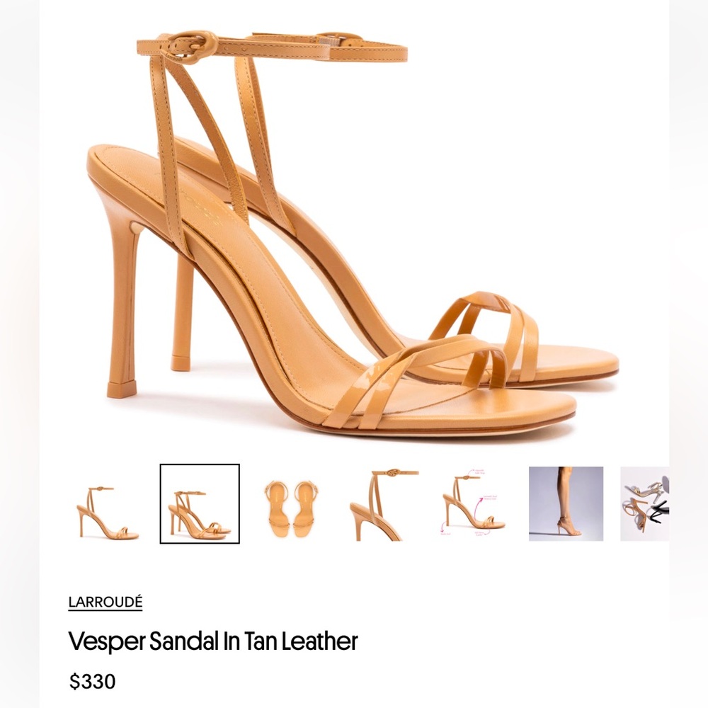 LARROUDÉ Tan Vesper Sandal
